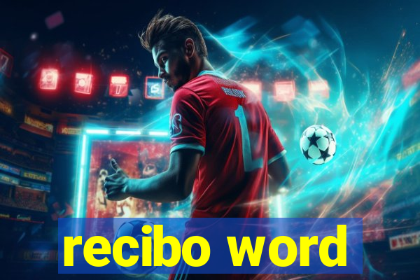 recibo word